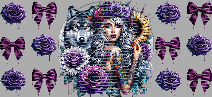 16oz Sunflower Girl-SU-511